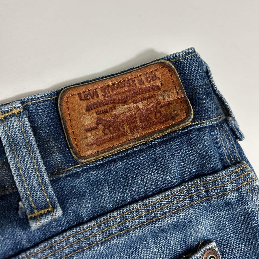 Rare Vintage Levi’s 70s Women’s Mom  Orange Label Movin On’ Jeans 28x28 - Picture 9 of 16
